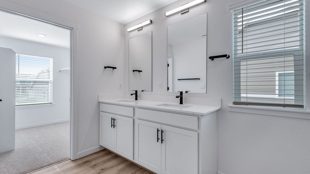 Furnished interior view inside a new home in Trails at Crowfoot, Parker (Image 8).