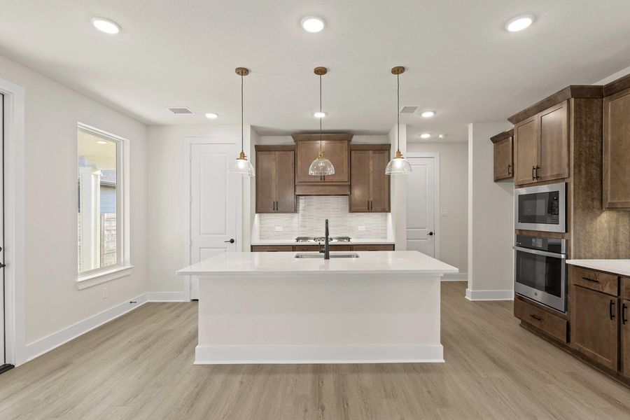 Furnished interior view inside a new home in Carriage Collection at Painted Tree, McKinney (Image 5).