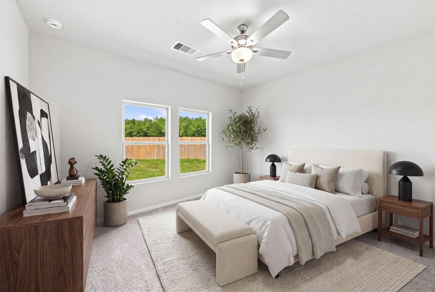 Furnished interior view inside a new home in Laurel Landing, Alvin (Image 7).