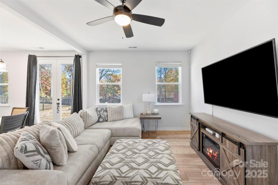 Furnished interior view inside a new home in Surrey Woods, Charlotte (Image 35).