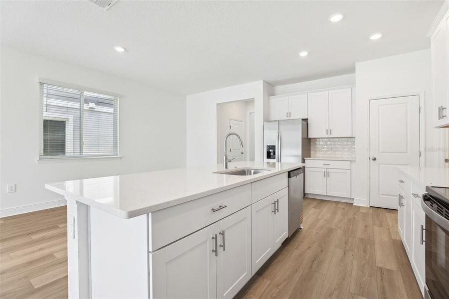 Furnished interior view inside a new home in Cyrene at Minneola - Villas, Minneola (Image 13).