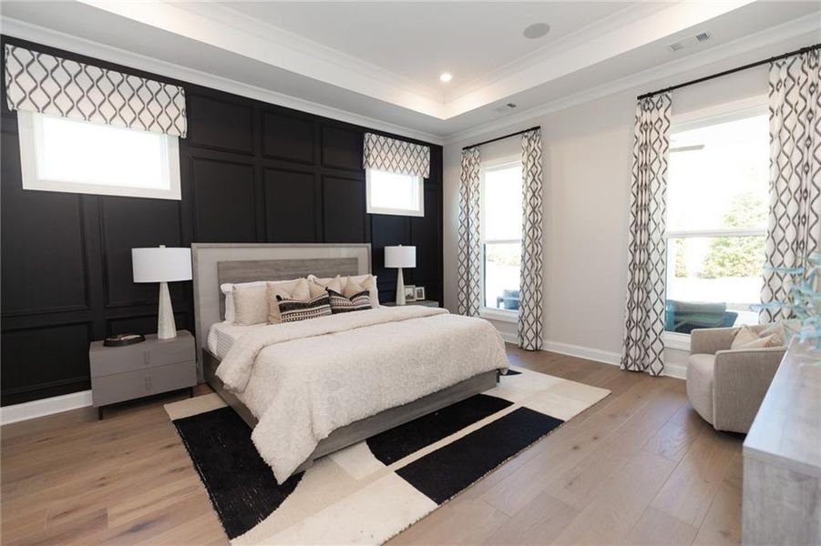 Furnished interior view inside a new home in Aberdeen, Hoschton (Image 32).