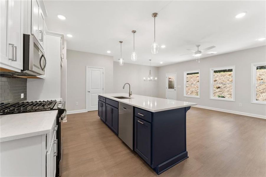 Furnished interior view inside a new home in Cherokee Township, Acworth (Image 13).