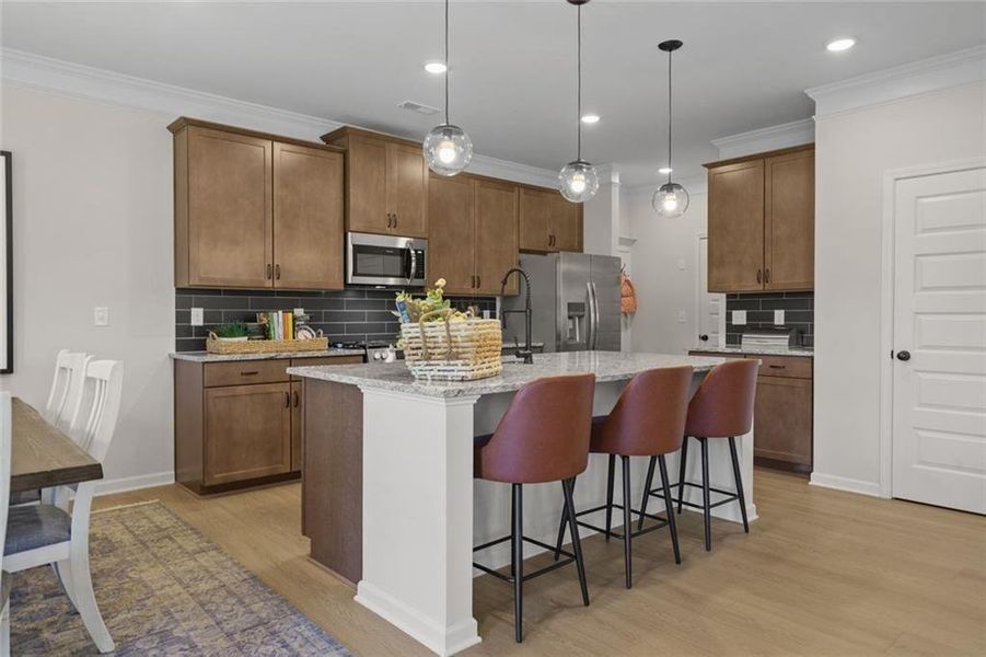Furnished interior view inside a new home in Glen at Cave Springs, Douglasville (Image 7).