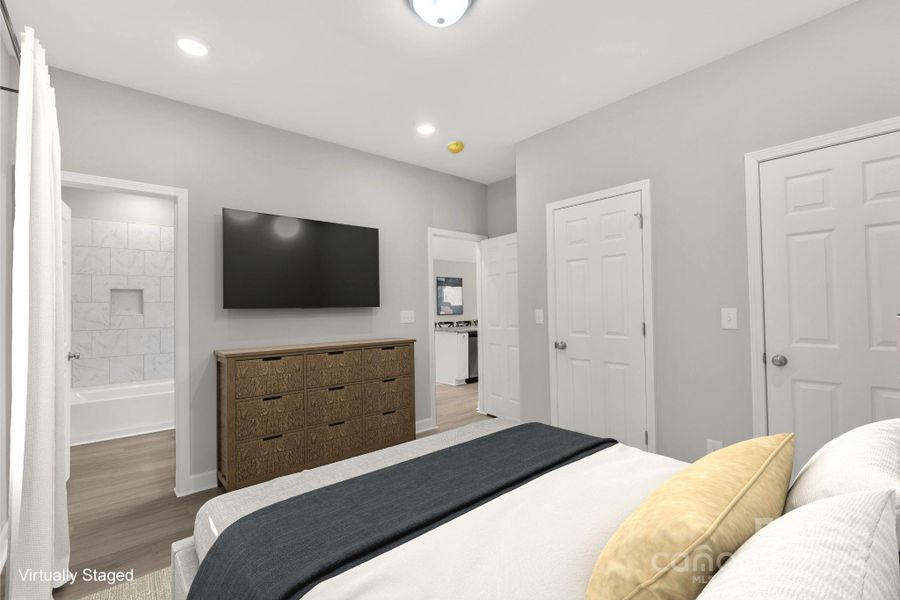 Furnished interior view inside a new home in , Statesville (Image 10).