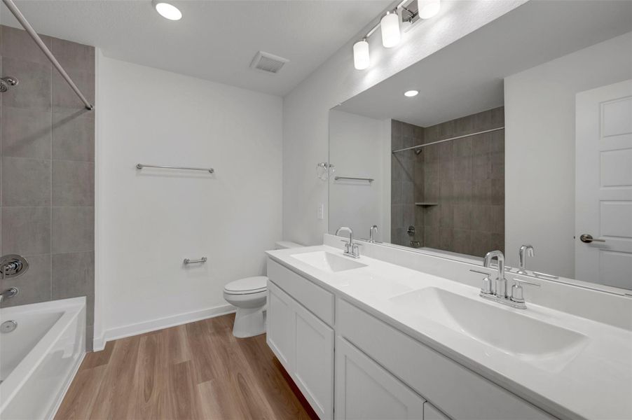 Furnished interior view inside a new home in Moran Ranch, Willis (Image 11).