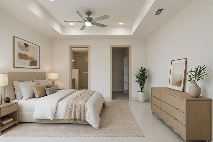 Furnished interior view inside a new home in , Lehigh Acres (Image 11).