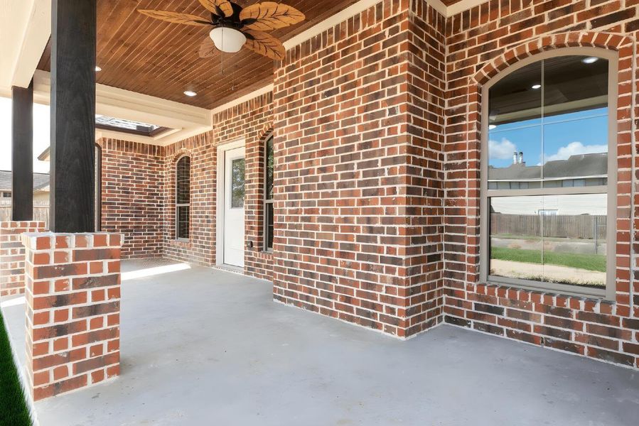 Exterior details and patio area of a home in , Beaumont (Image 26).