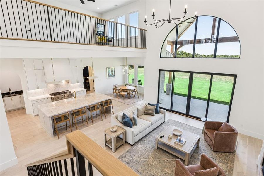 Furnished interior view inside a new home in , Midlothian (Image 7).