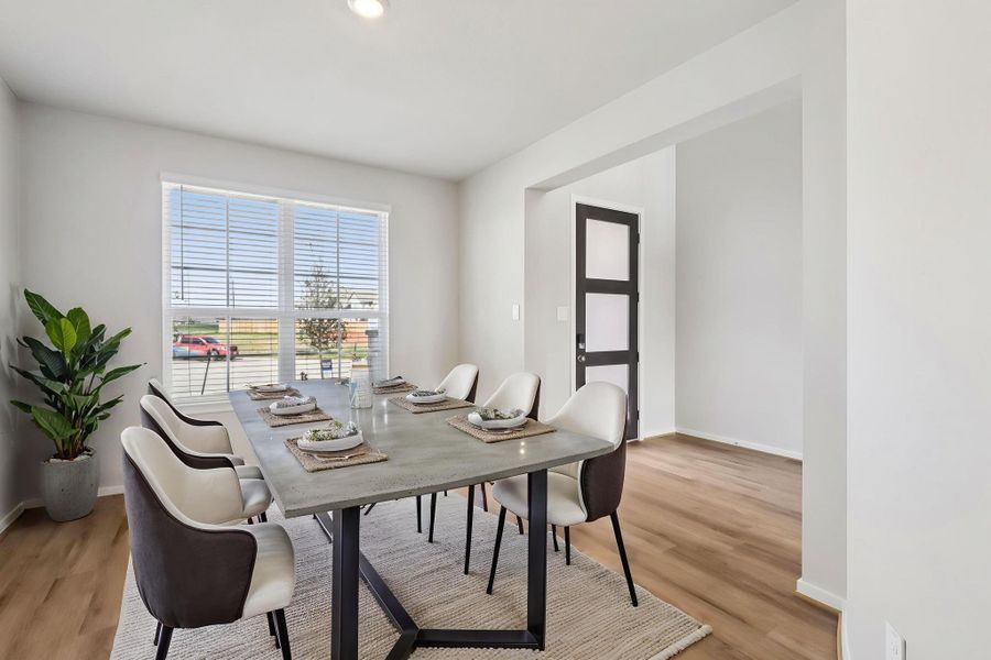 Photo is not of the actual home, but is an inspirational photo of builder’s model home and may depict options, furnishings, and/or decorator features that are not included