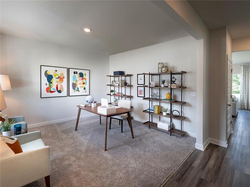 Furnished interior view inside a new home in Ivey Township, Dallas (Image 7).