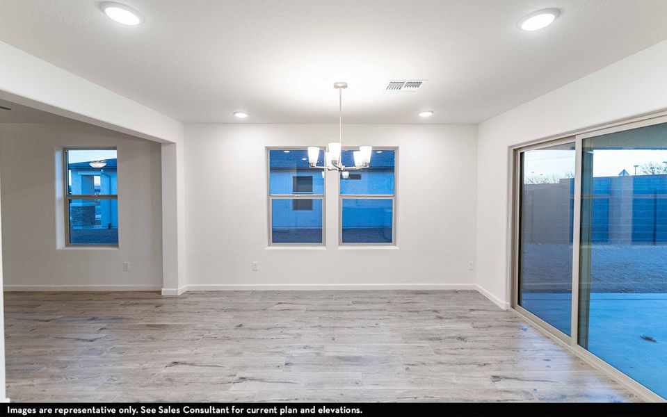 Representative unfurnished interior of a home built from the Chocktaw by CastleRock Communities in Hayden Estates, Buckeye (Image 11).