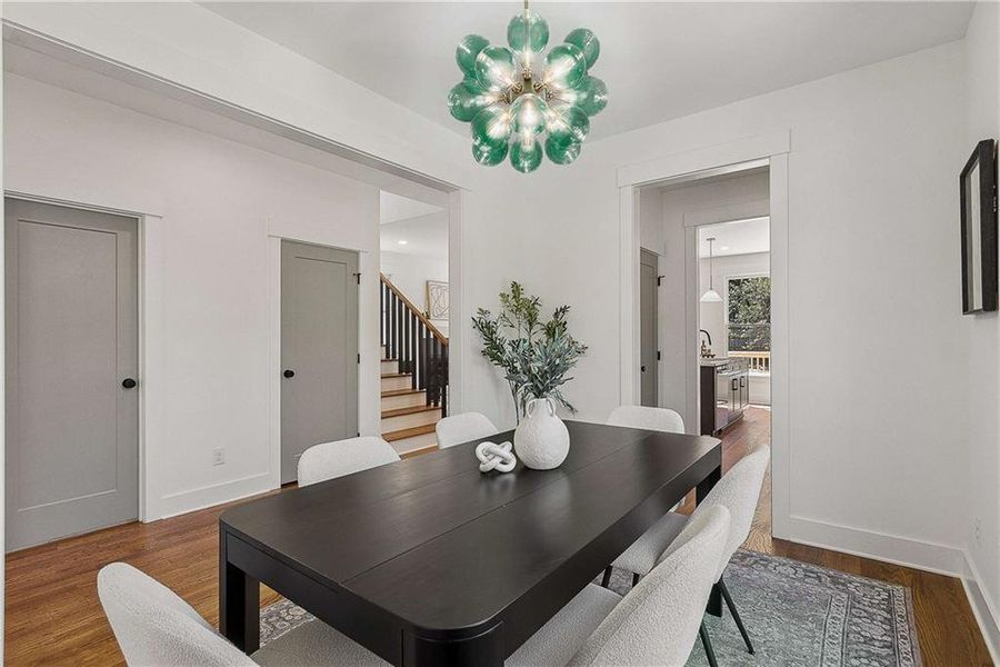 Furnished interior view inside a new home in , Atlanta (Image 42). Furnished interior view inside a new home in , Atlanta (Image 42).