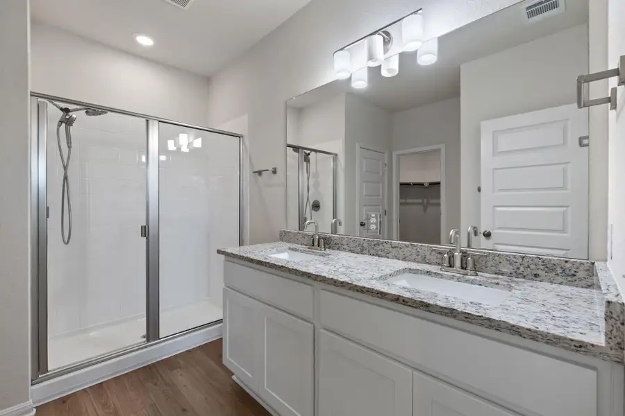 Furnished interior view inside a new home in The Ridge at Trinity Ranch, Elgin (Image 7). Furnished interior view inside a new home in The Ridge at Trinity Ranch, Elgin (Image 7).