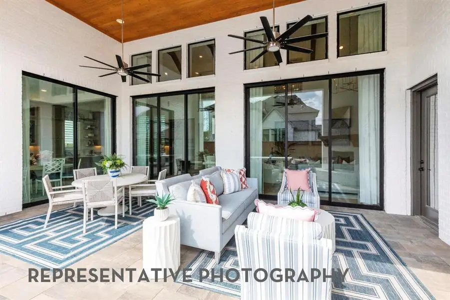 Exterior details and patio area of a home in StarView, Prosper (Image 2).