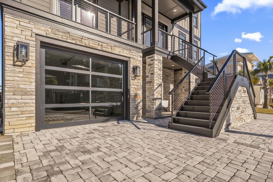 Exterior details and patio area of a home in , Little River (Image 29).