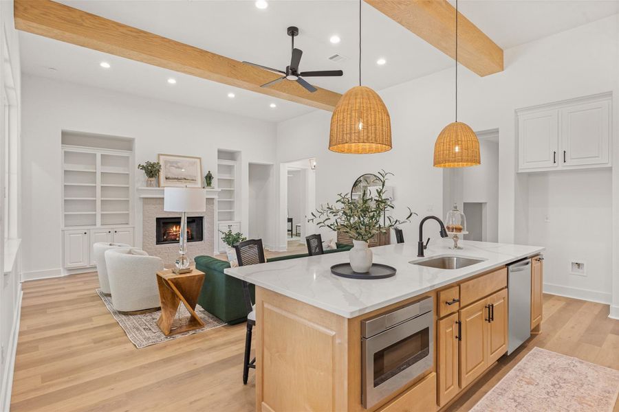 Furnished interior view inside a new home in , Bryan (Image 37).