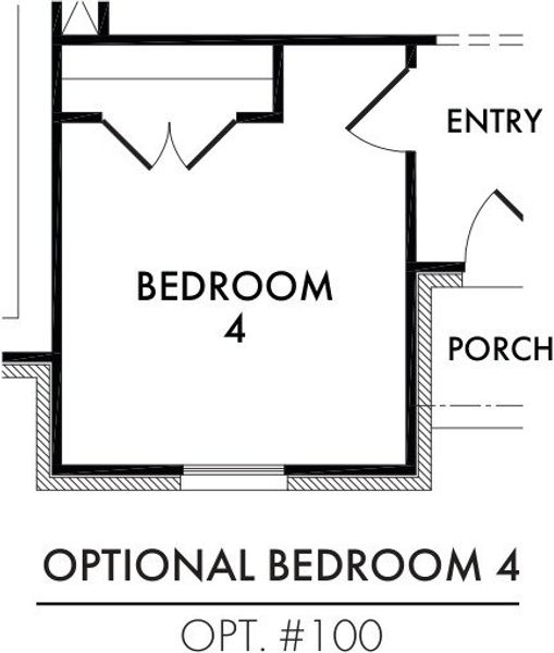 Bedroom 4 (eliminates Dining Room) Bedroom 4 (eliminates Dining Room)