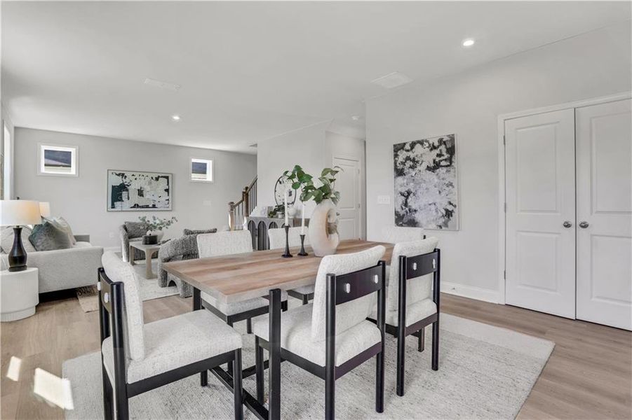 Furnished interior view inside a new home in Easton Walk, Lawrenceville (Image 23).