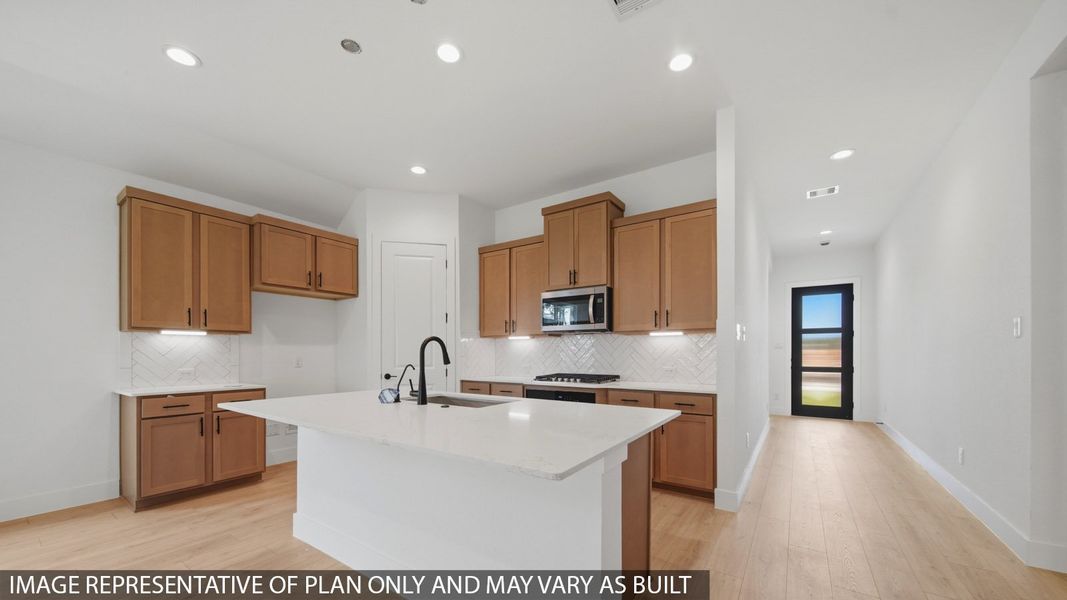 Furnished interior view inside a new home in Hills of Westlake, Conroe (Image 8).