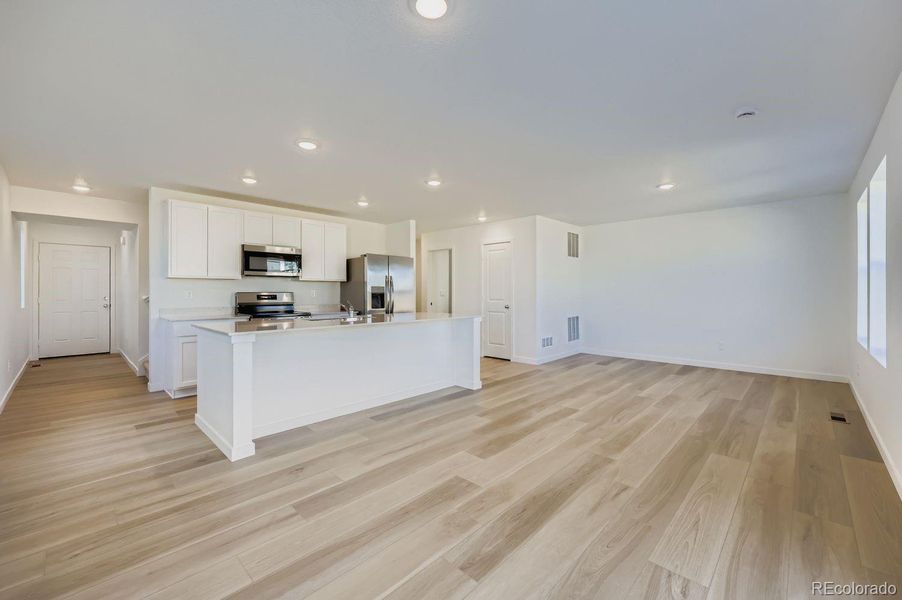 Furnished interior view inside a new home in Copper Chase: The Celestial Collection, Colorado Springs (Image 7).