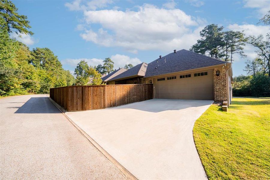 Front exterior of a new home in , Longview, TX, highlighting curb appeal (Image 19).