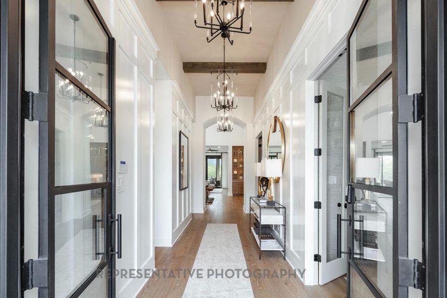 Furnished interior view inside a new home in The Woodlands Hills, Willis (Image 12).