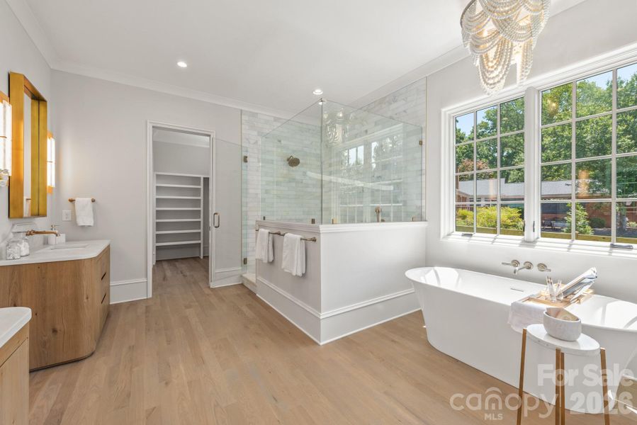 Furnished interior view inside a new home in , Charlotte (Image 17).