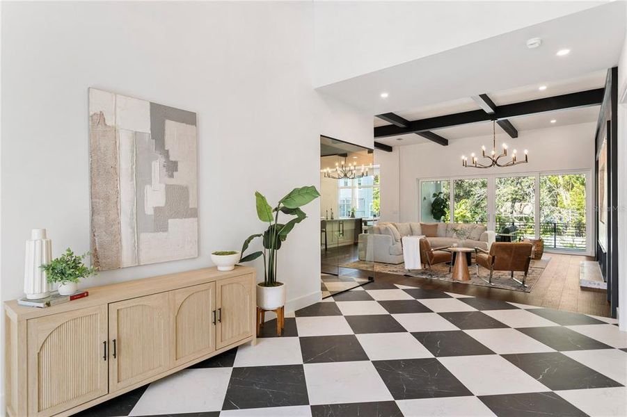 Furnished interior view inside a new home in , Tampa (Image 55).