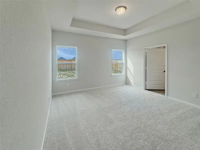 The Piedmont- Primary Bedroom with Tray Ceiling