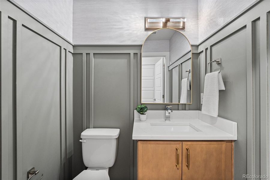 Furnished interior view inside a new home in , Arvada (Image 32).