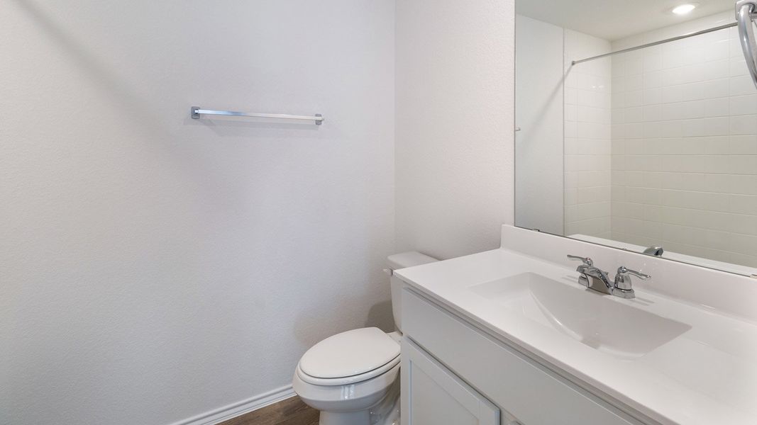 Representative furnished interior of a home built from the The Periwinkle by D.R. Horton in Marigold, Kyle (Image 8). Representative furnished interior of a home built from the The Periwinkle by D.R. Horton in Marigold, Kyle (Image 8).