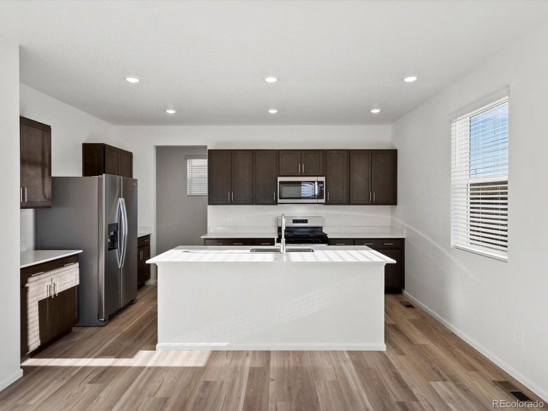 Furnished interior view inside a new home in Westgate, Greeley (Image 10). Furnished interior view inside a new home in Westgate, Greeley (Image 10).