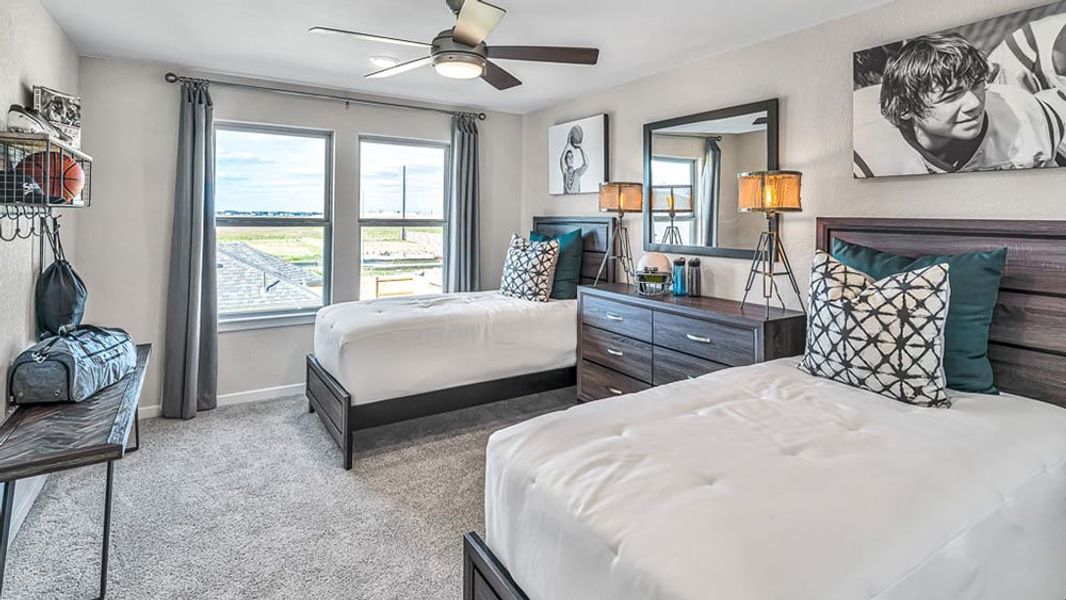 Furnished interior view inside a new home in Avalon at Cypress, Cypress (Image 28).