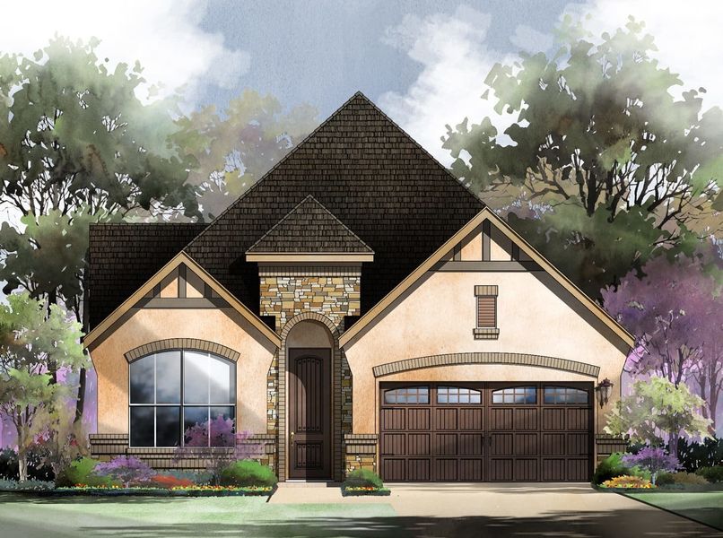 Napoli Floor Plan Elevation C in Willis Ranch, San Antonio | Sitterle Homes Napoli Floor Plan Elevation C in Willis Ranch, San Antonio | Sitterle Homes