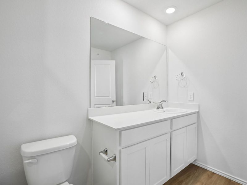 Furnished interior view inside a new home in Waterstone Village, Kyle (Image 4).