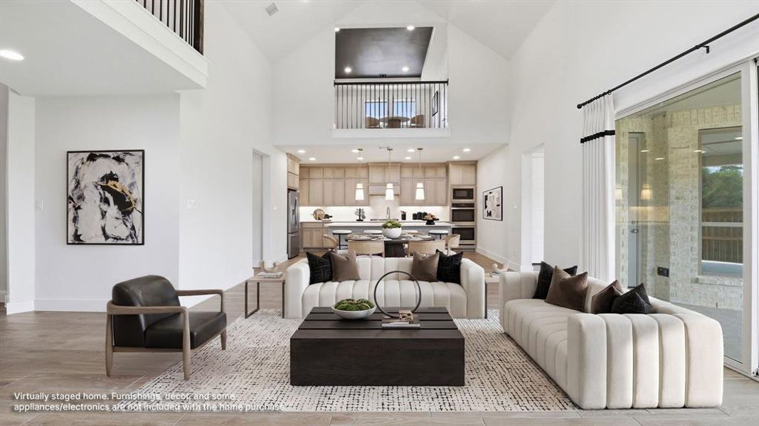 Furnished interior view inside a new home in The Parks at Wilson Creek, Celina (Image 6).