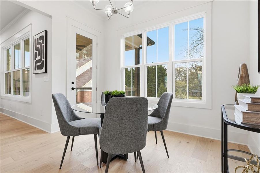 Furnished interior view inside a new home in , Gainesville (Image 28). Furnished interior view inside a new home in , Gainesville (Image 28).