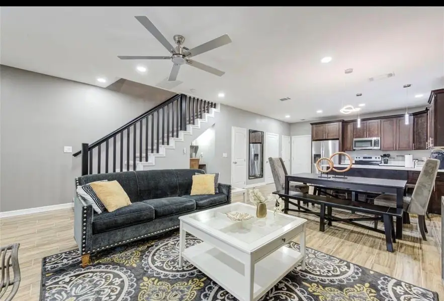 Furnished interior view inside a new home in , Houston (Image 7).