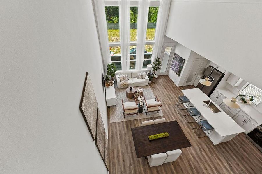 View from the third floor loft