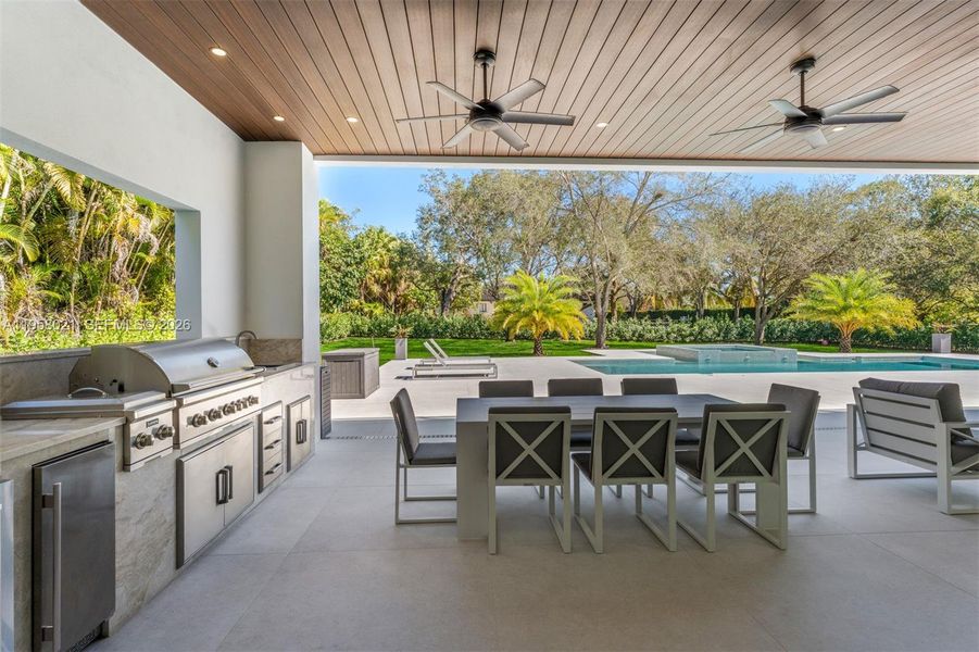 Exterior details and patio area of a home in , Miami (Image 16). Exterior details and patio area of a home in , Miami (Image 16).