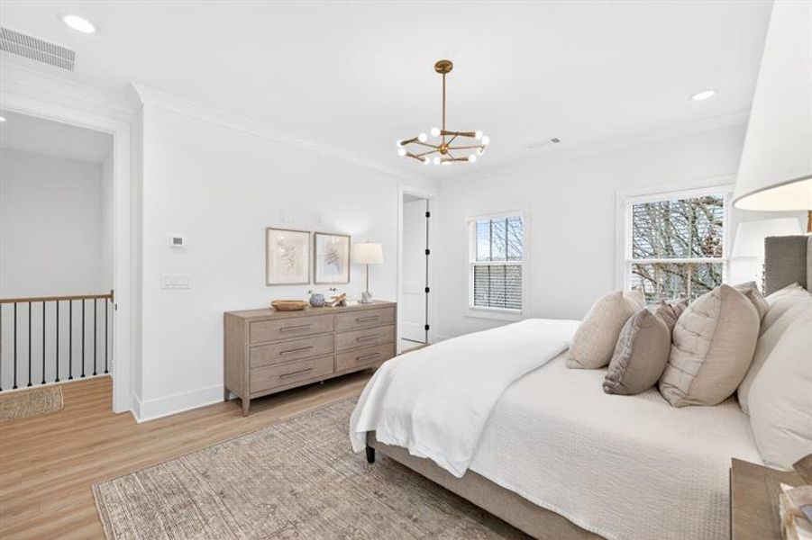 Furnished interior view inside a new home in Skyview On Broad, Sugar Hill (Image 14).
