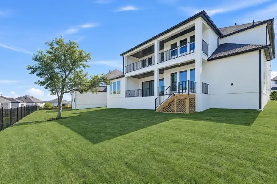 Exterior details and patio area of a home in Travisso, Leander (Image 4). Exterior details and patio area of a home in Travisso, Leander (Image 4).