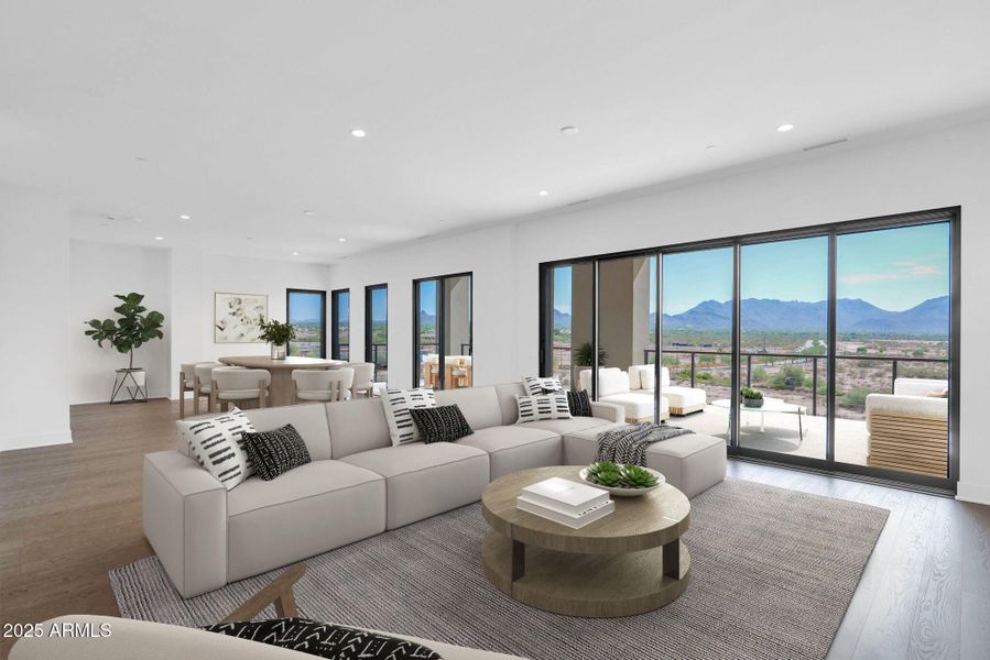 Living Room w/ Views