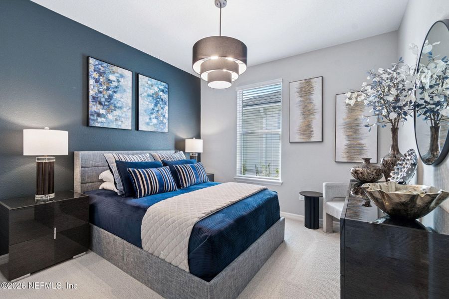 Furnished interior view inside a new home in , St. Augustine (Image 50).