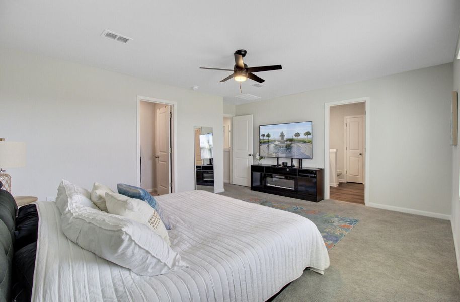 Furnished interior view inside a new home in Sanctuary Cove at Cane Bay, Summerville (Image 15).