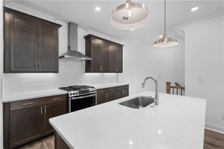 Furnished interior view inside a new home in Ecco Park, Alpharetta (Image 6).