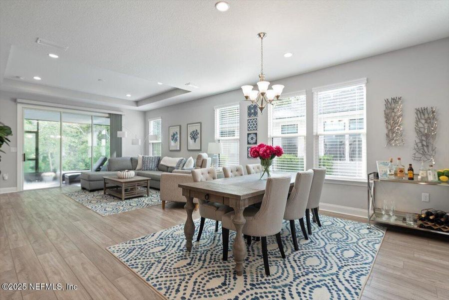Furnished interior view inside a new home in , Jacksonville (Image 4). Furnished interior view inside a new home in , Jacksonville (Image 4).