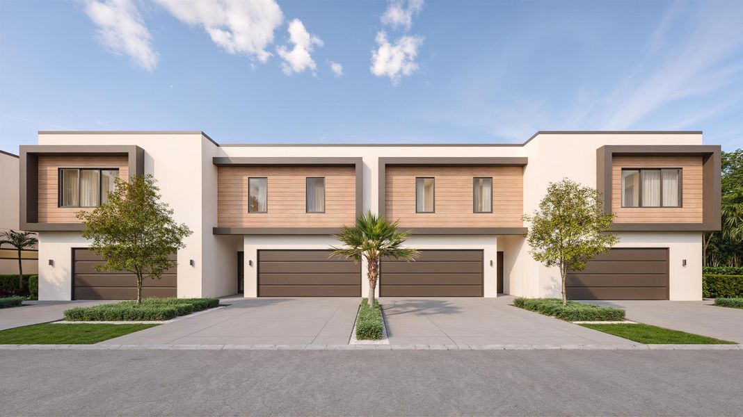 Front exterior of a new home in , Boca Raton, FL, highlighting curb appeal (Image 2).