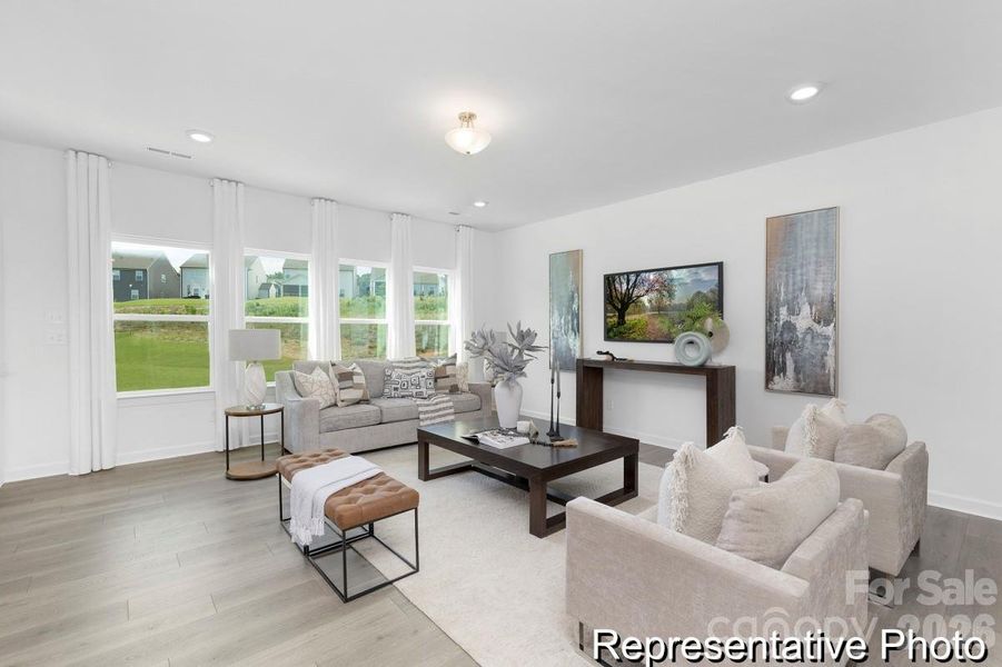 Furnished interior view inside a new home in Huntington Hills, Lincolnton (Image 3).